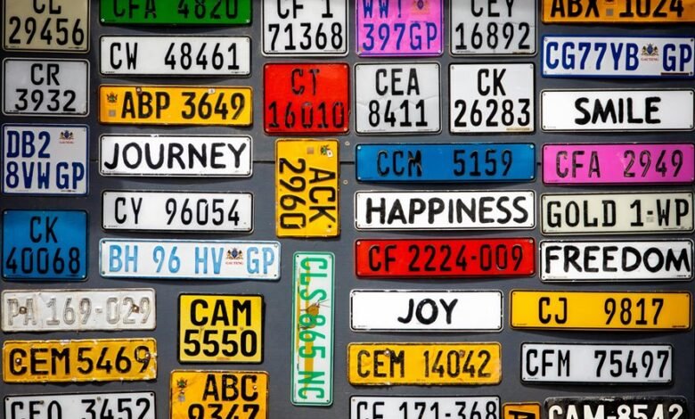 cost of car number plates