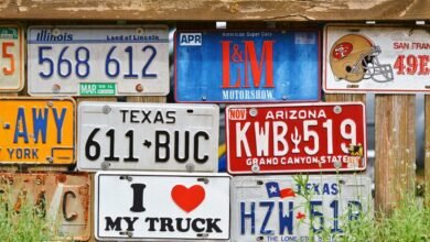vehicle registration plate costs